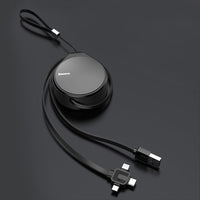 Telescopic data line three-in-one fast charging data line