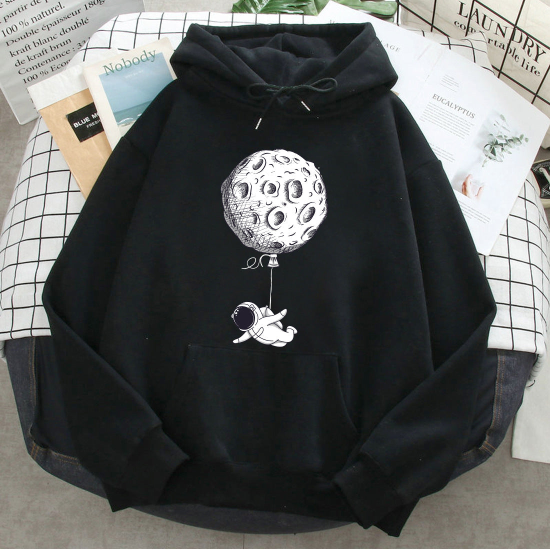 Printed Hoodies Loose Casual