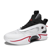 Mens High-top Breathable Shock-absorbing Athletic Shoes