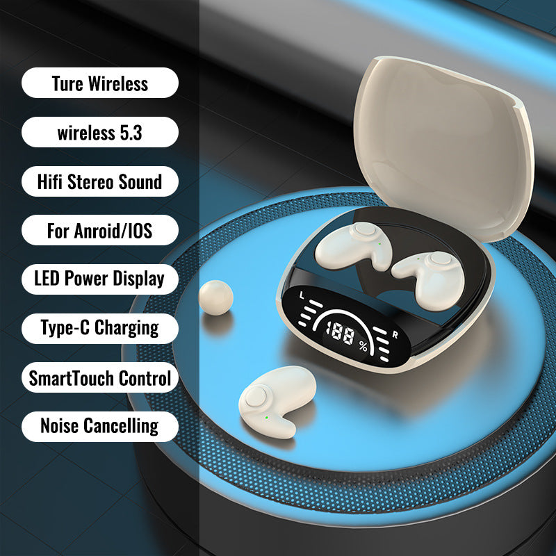 Wireless Bluetooth Headphones Post Ear-type Wear Does Not Hurt