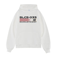 Printed Velvet Padded Hooded Sweatshirt Men