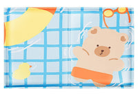 Pet Ice Mat Cute Dinosaur Sleeping Cooling Down