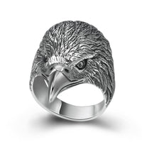 Personalized Creative Eagle Head Men's Ring