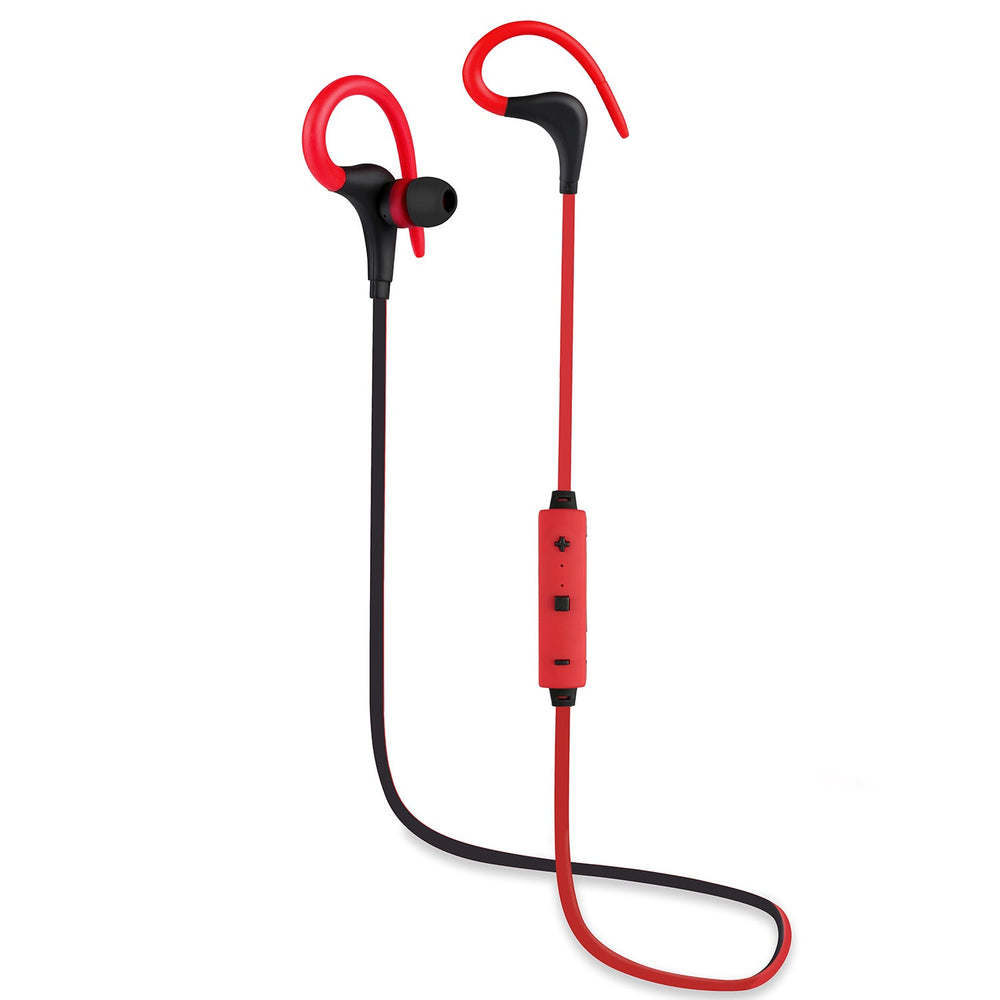 Wireless Headsets V4.1 Sport In Ear Stereo Headphones Sweatproof Noise Canceling Earphones Back Headphone With Mic Handsfree For Running Hiking Travel