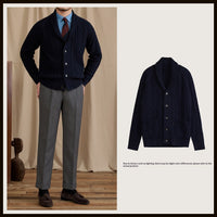 Thickened Casual Loose-fitting Solid-color Knit Base Top