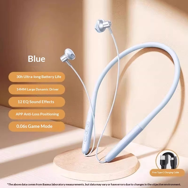 Sports Neckband Running Wireless Noise-canceling Long Battery Life Bluetooth Headphones