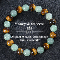 Bohemian Rainbow Stone Tiger Eye Crystal Bracelet