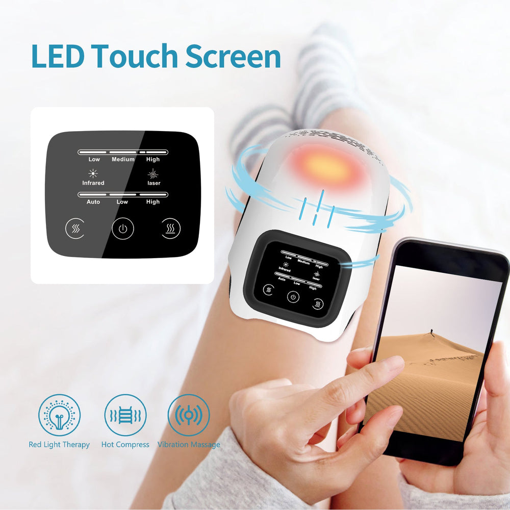 Electric Heated Knee Massager with Kneading & Vibration