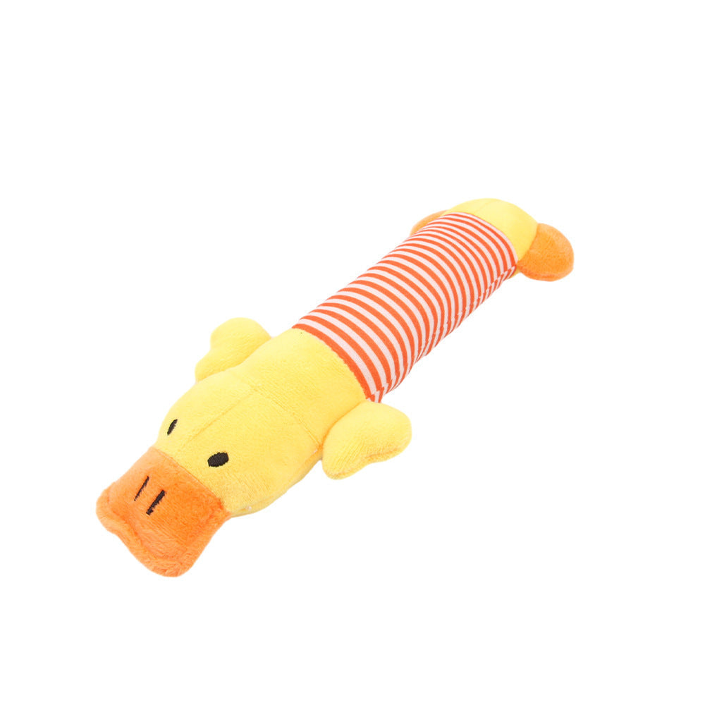 Dog Chew Toy Pet Plush Squeaky Paper Toy