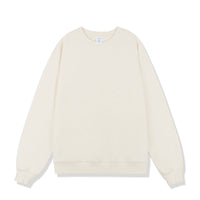 Solid Color Round Neck Men's Sweater Heavy Thickening American Fashion Brand Loose