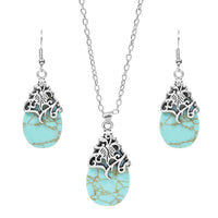 New Vintage Earrings Necklace Exquisite Fashion Necklace Bohemian Party Accessories