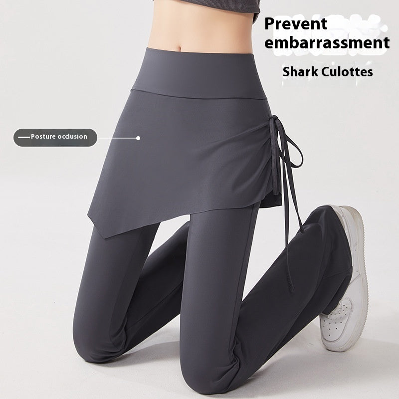 Fake Two-piece Skort High Waist Hip Lift Tight Anti-exposure