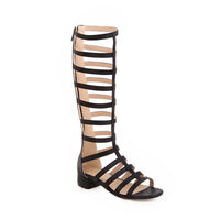 Low Heel Sandal Boots Small Size Chunky Heel Roman Shoes Women's Summer