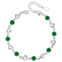 925 Sterling Silver Heart Of The Ocean Bracelet