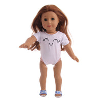 Cute One-piece Swimsuit With Girl Doll Accessories