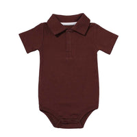 Lapel baby onesies