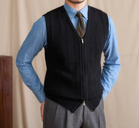 Mens Stylish Casual Slim-fit Knitted Vest