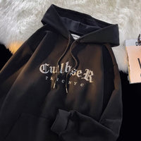 Premium Letter-Embroidered Hoodie For Men Versatile And Perfect For Couples