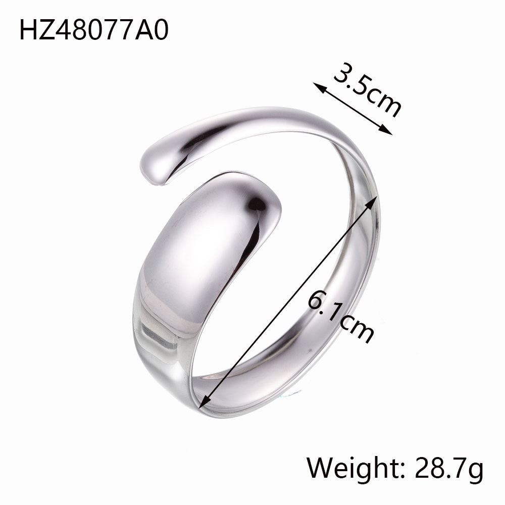 Womens Fashionable Vintage Stainless Steel Bracelet