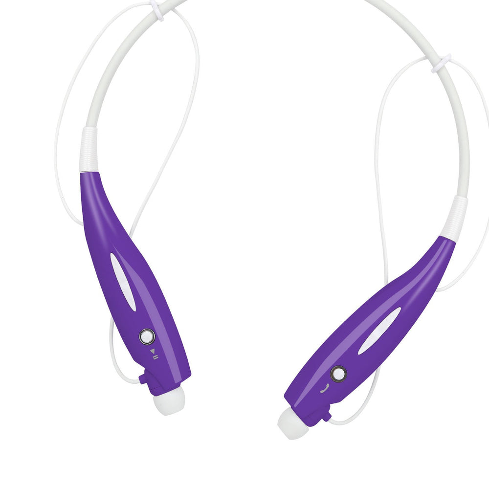 Wireless Stereo Headsets Sport Neckband Headphones In-ear Magnetic IPX4 Waterproof Earbuds With Built-in Mic Call Vibrate Alert Number Broadcast Running Gym