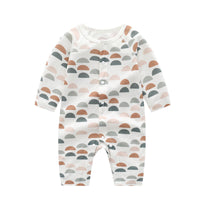 Light And Soft Bamboo Fiber Baby Jumpsuit Floral Animal Cute Print Spring Autumn Newborn Clothes Unisex Long Sleeve Baby Rompers For Boys Girls
