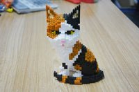 Granular building block toys
