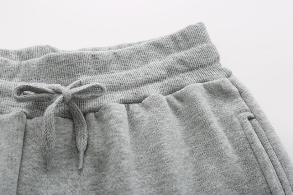 Fall Winter Men's Sportswear Fleece Hoodie Set