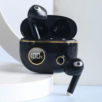 Binaural Sports Mini Cute Semi-in-ear Digital Display Headphones