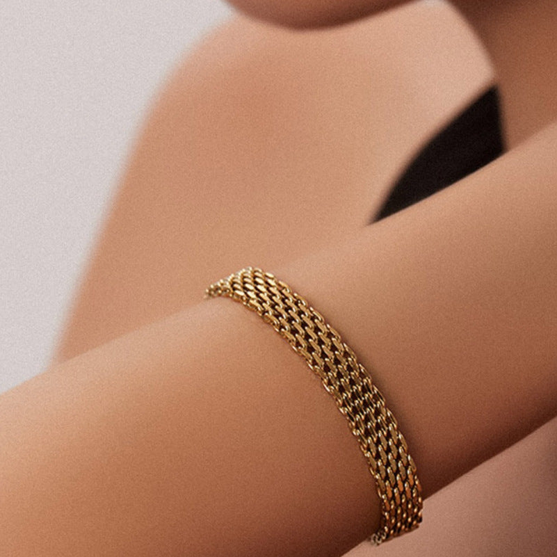Trendy Metal Chain Bracelet For Women