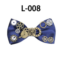 Men's Steampunk Fabric Butterfly Bow Tie