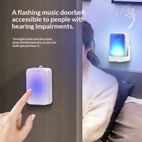 Plug-free Wireless Remote-controlled Audio And Visual Doorbell