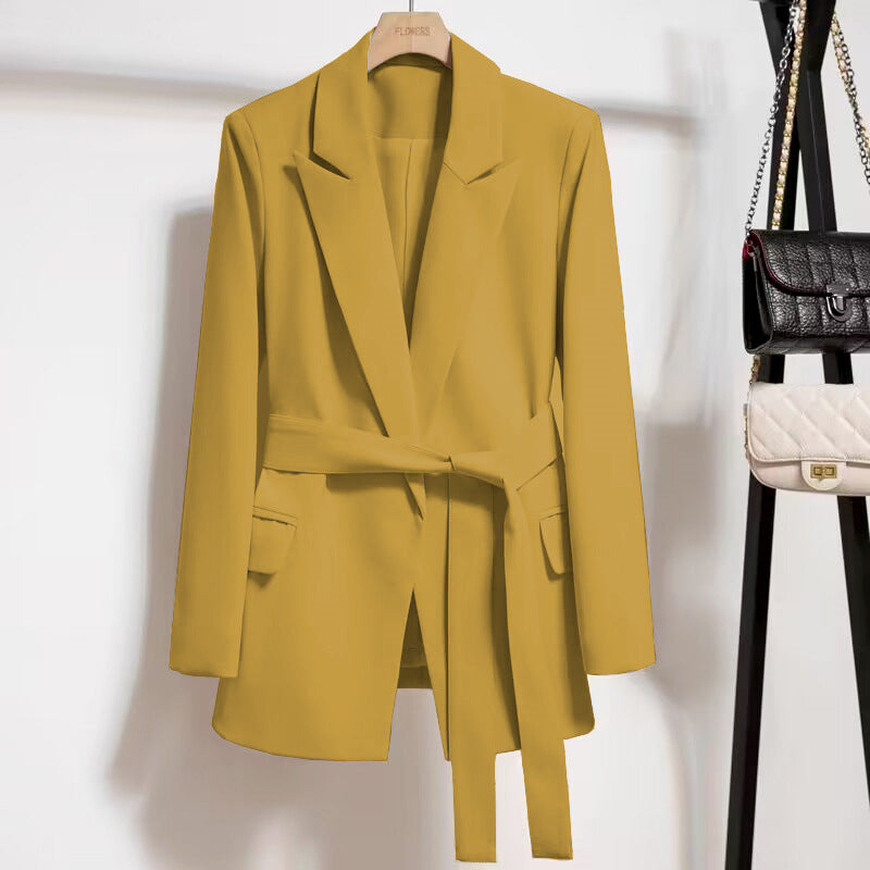 Womens Lace-Up Slimming, Elegant And Stylish Blazer