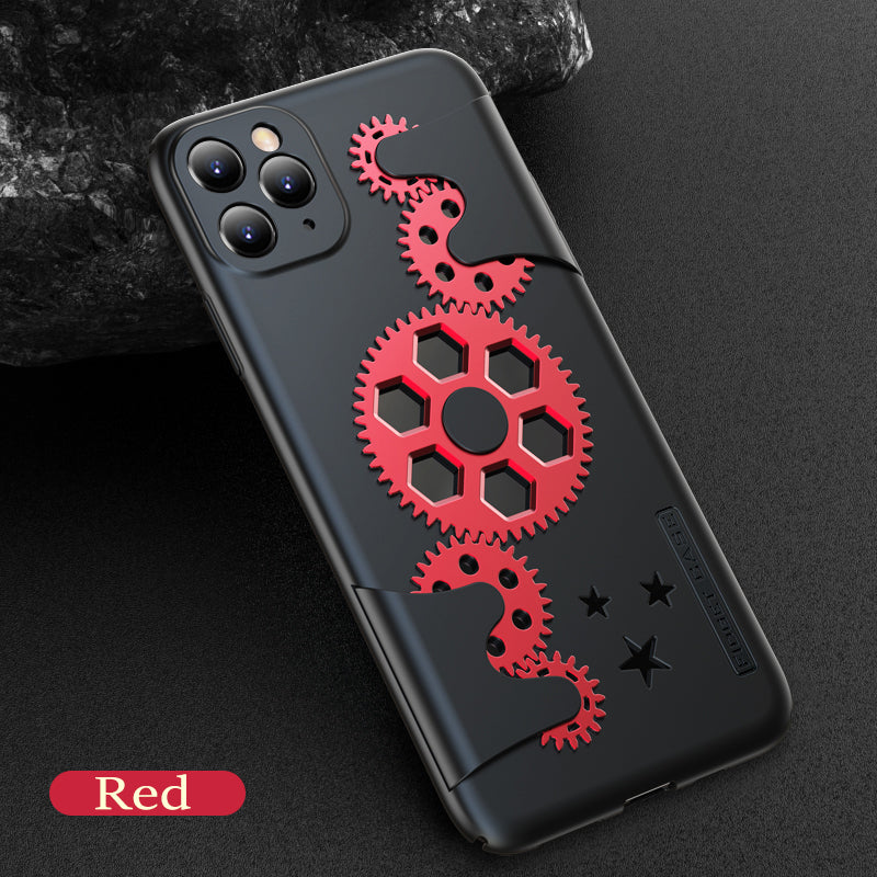 Machinist rotating gear phone case