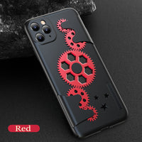 Machinist rotating gear phone case