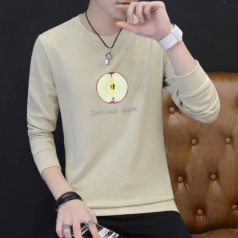Men's Casual Round Neck T-shirt Sweater Top