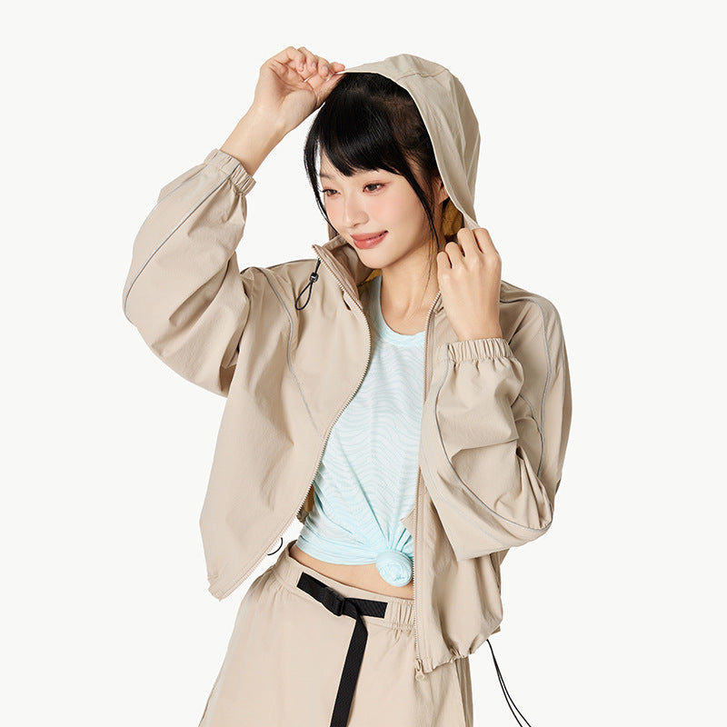 Women's UPF200 Sun-Protective Lightweight Hooded Jacket