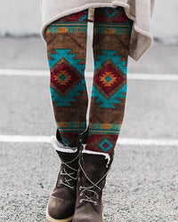 Hawaiian Style Digital Printing 3D Leggings For Men And Women