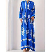 Womens Casual Long Sleeves Minimalist Dress