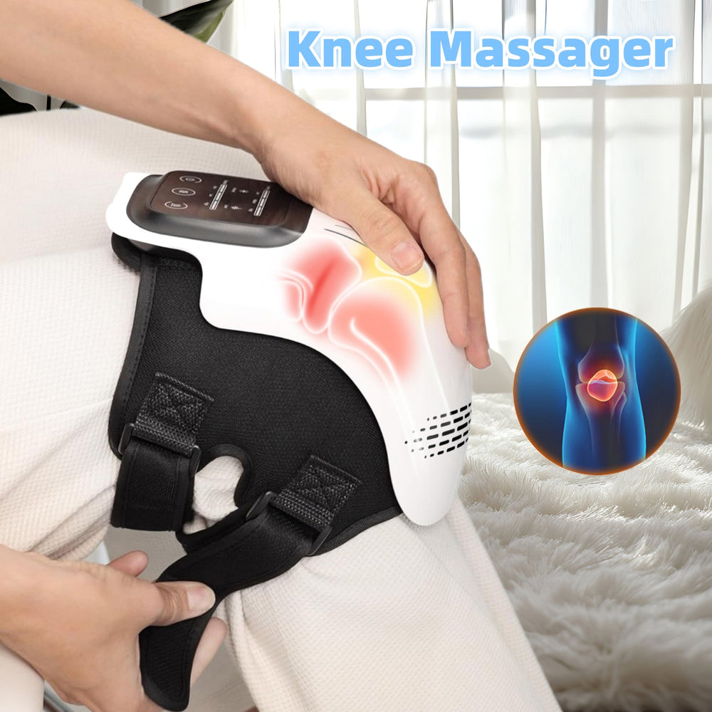 Electric Heated Knee Massager with Kneading & Vibration
