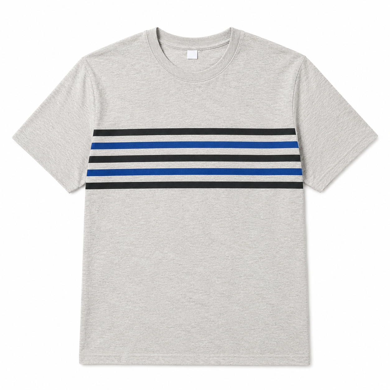 Men's Striped Cotton Crew Neck T-Shirt Summer Tee (For UK Only)
