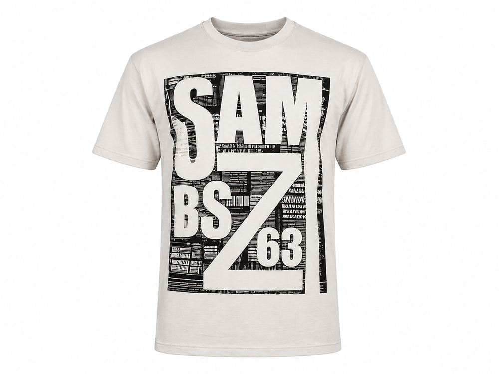 Men’s SAMBSZ63 Graphic Print Cotton T-Shirt (For U.K  only)