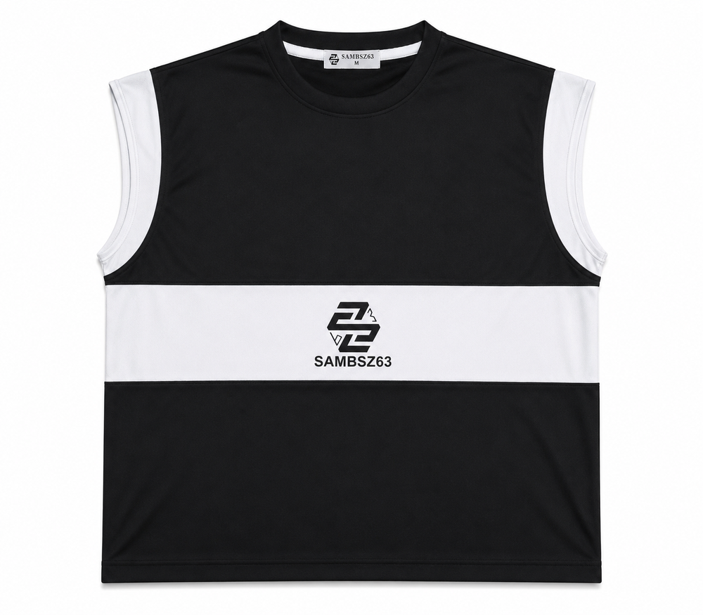 Unisex Color Block Sleeveless Sports Tank