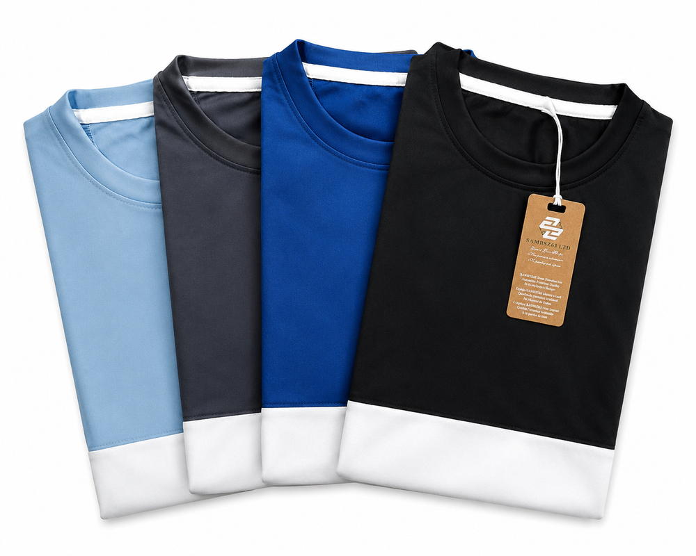 Premium Color Block Crew Neck T-Shirt for Men