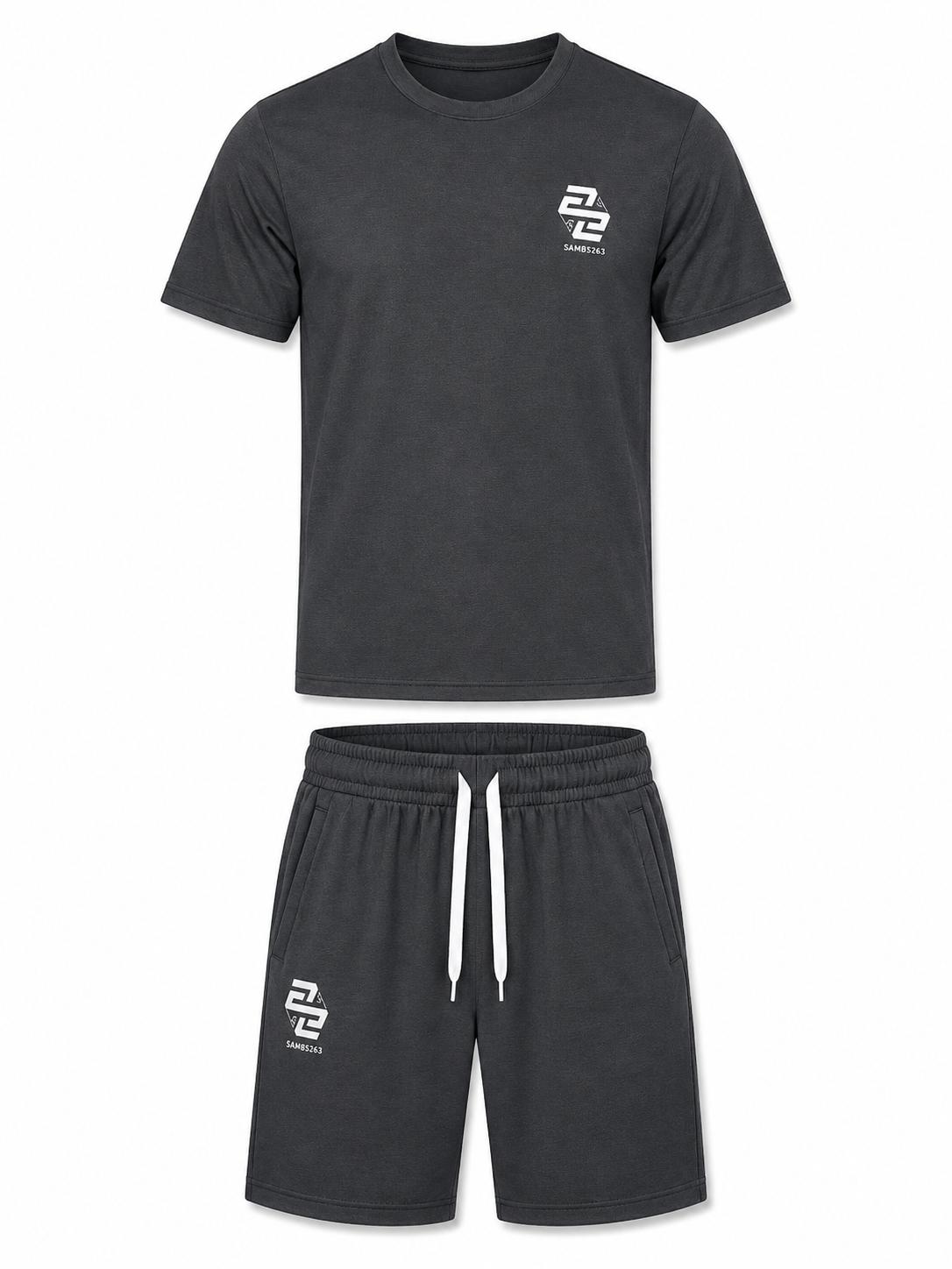 Men's  Sports T-Shirt & Shorts Summer Tracksuit Set (for UK Only)