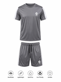 Men's Quick Dry Sports T-Shirt & Shorts Activewear Set (Only for UK)