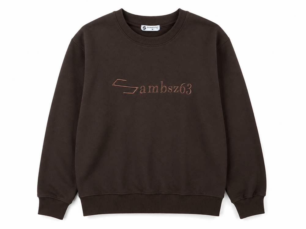 Minimal Embroidered Unisex Crewneck Sweatshirt