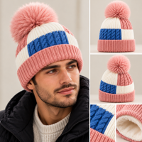 Men's and Women's Knitted Pom Pom Beanie Hat (UK Delivery 3-5 Days)