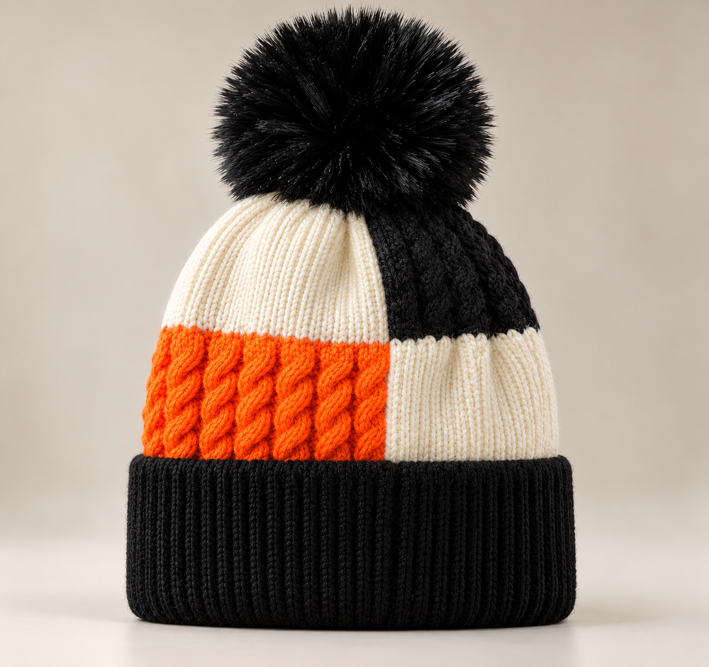 Men's and Women's Knitted Pom Pom Beanie Hat (UK Delivery 3-5 Days)