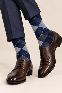 Men's Classic Argyle Knit Socks (Delivery 3-5 Days Only For UK)