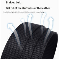 Men's Toothless Buckle Nylon Belt Outdoor